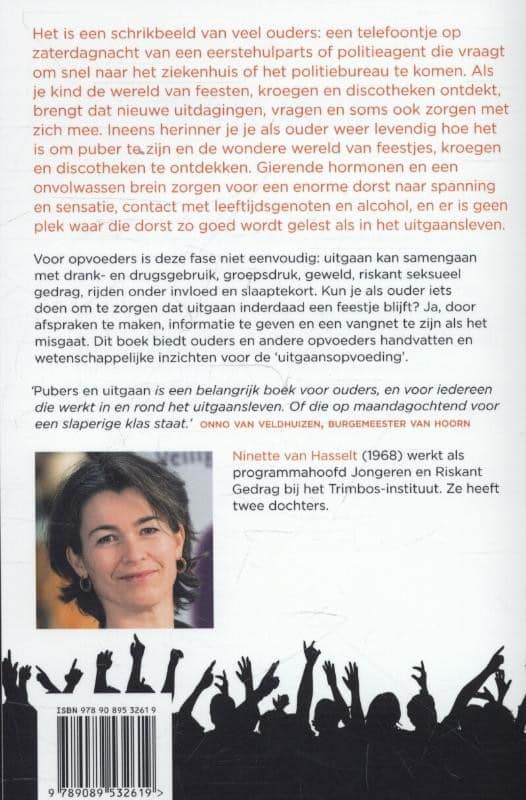 Pubers en uitgaanbackcover
