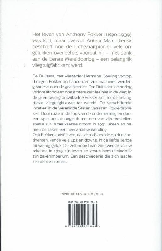 Anthony Fokkerbackcover