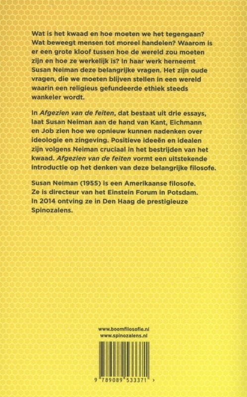 Afgezien van de feitenbackcover