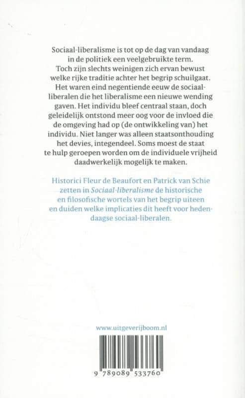 Sociaal-liberalismebackcover