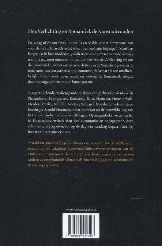De esthetische revolutiebackcover