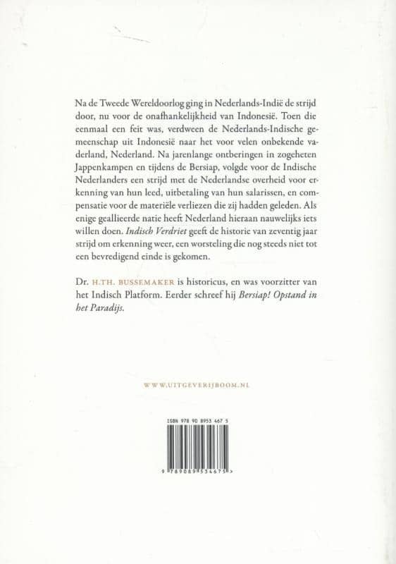 Indisch verdrietbackcover