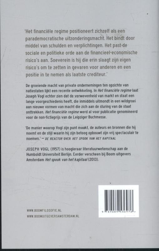 Het financiële regimebackcover