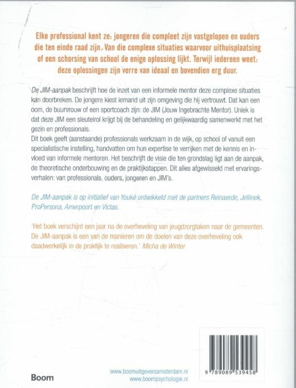 De JIM-aanpakbackcover