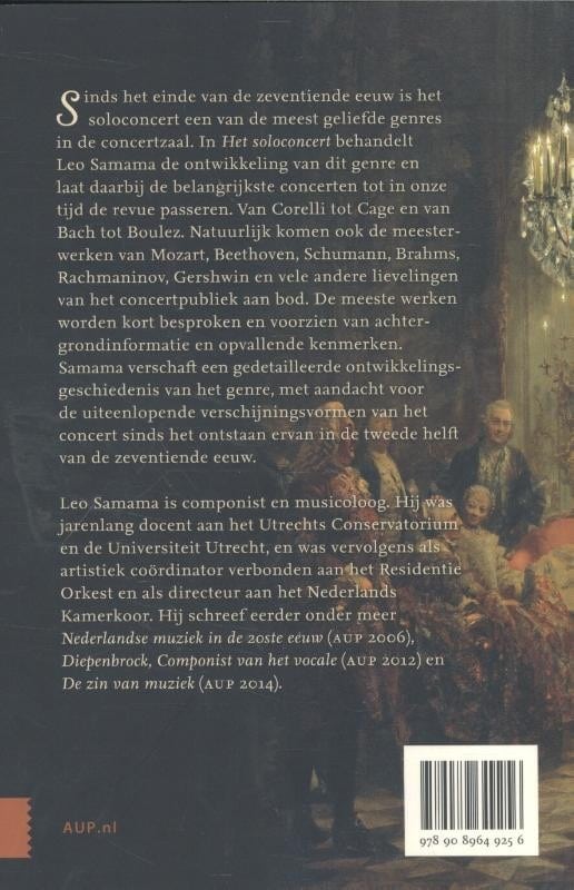 Het soloconcertbackcover