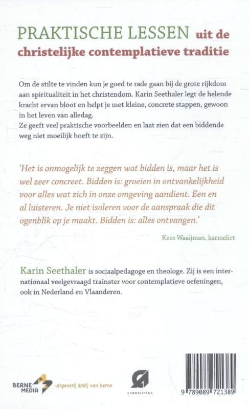 De kracht van de contemplatiebackcover