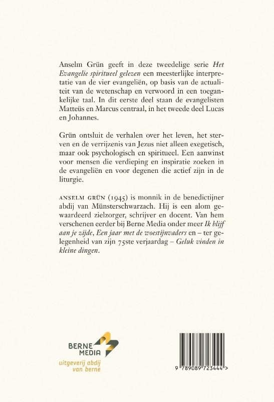 Matteüs en Marcus deel I – Het evangelie spiritueel gelezenbackcover