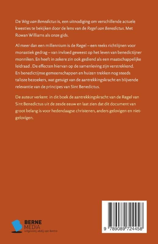 De weg van Benedictusbackcover