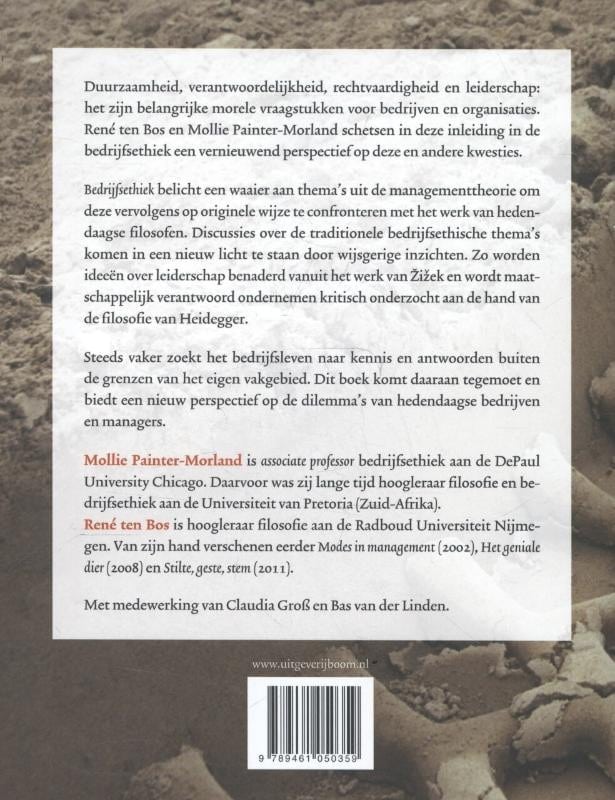 Bedrijfsethiekbackcover