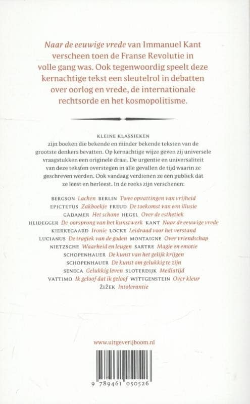 Naar de eeuwige vredebackcover