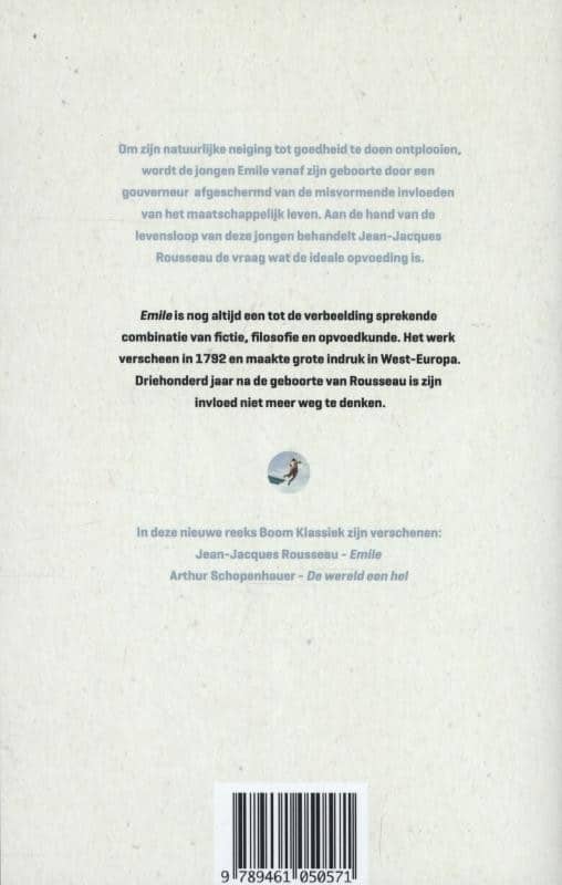Emile of over de opvoedingbackcover