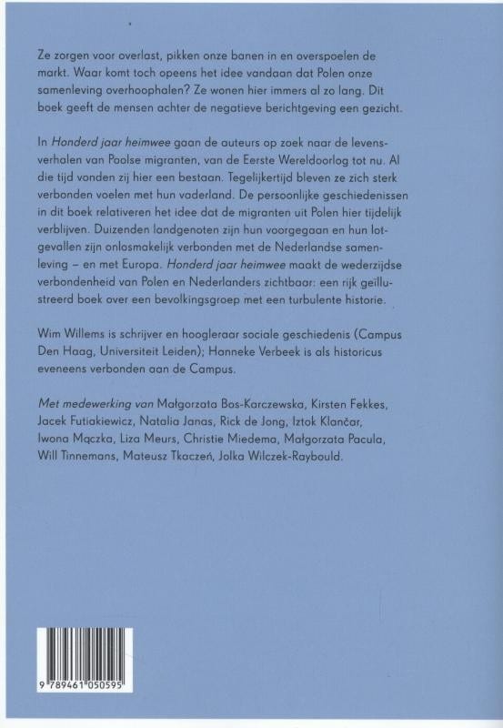 Honderd jaar heimweebackcover