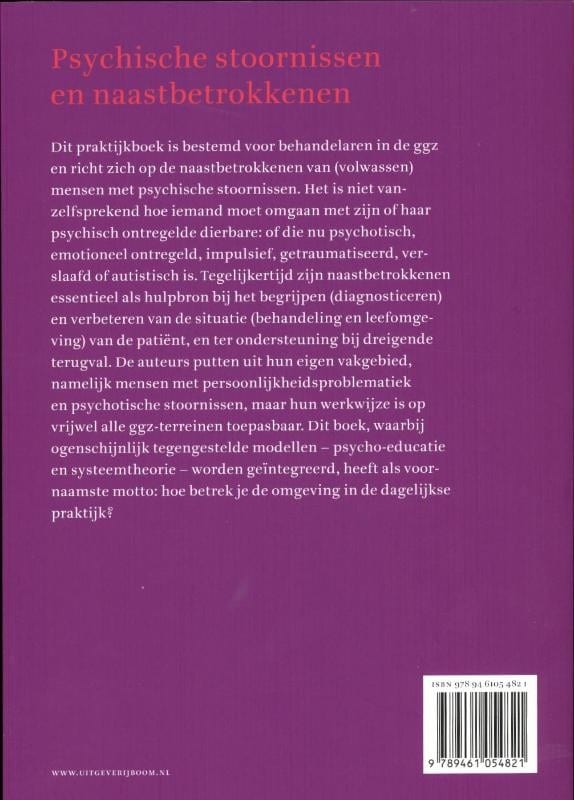 Psychische stoornissen en naastbetrokkenenbackcover
