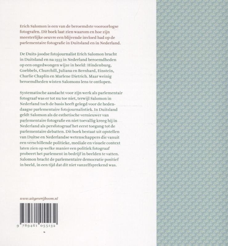 Erich salomon en het ideale parlementbackcover