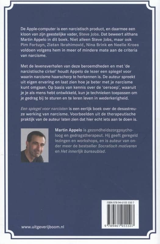 Een spiegel voor narcistenbackcover