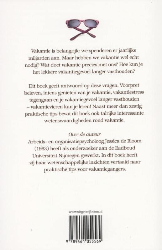 De kunst van het vakantievierenbackcover