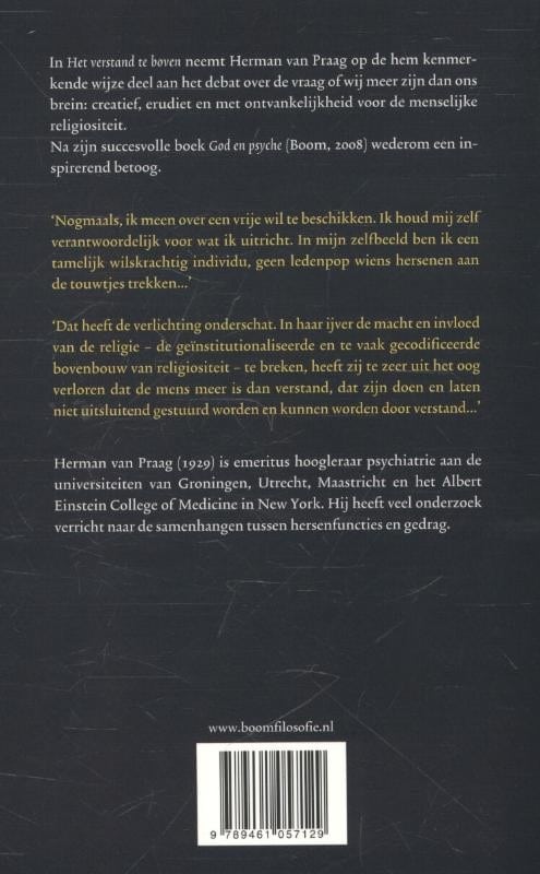 Het verstand te bovenbackcover