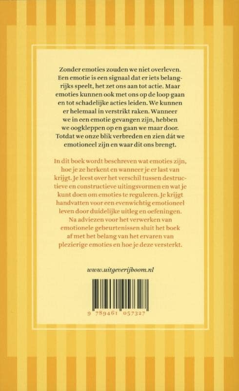 Emoties, wat doe je ermee?backcover
