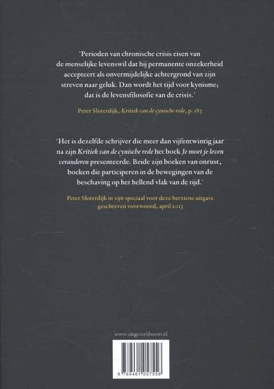 Kritiek van de cynische redebackcover