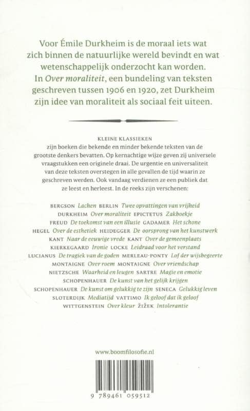Over moraliteitbackcover
