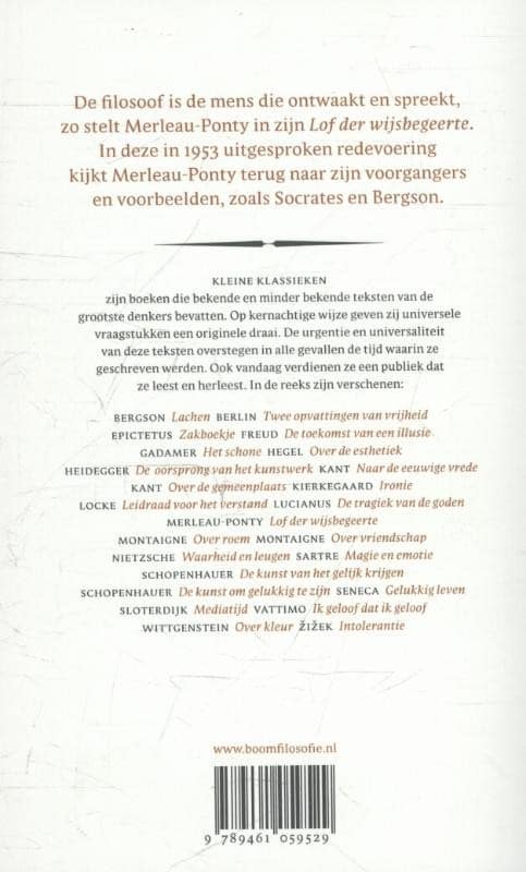 Lof der wijsbegeertebackcover