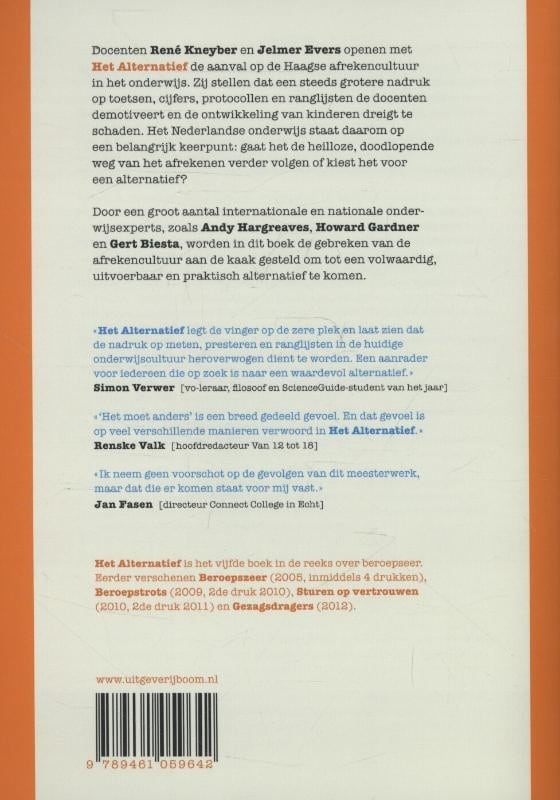 Het alternatiefbackcover