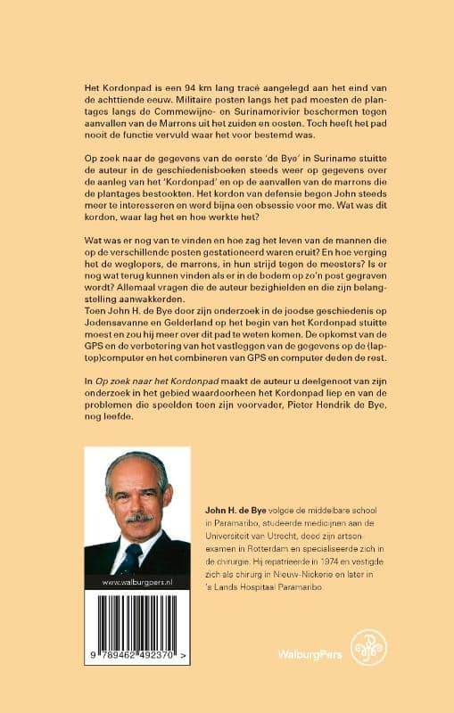 Op zoek naar het Kordonpadbackcover