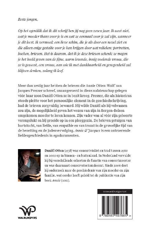 Annie &#038; Jacquesbackcover