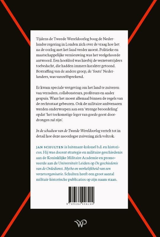 In de schaduw van de Tweede Wereldoorlogbackcover