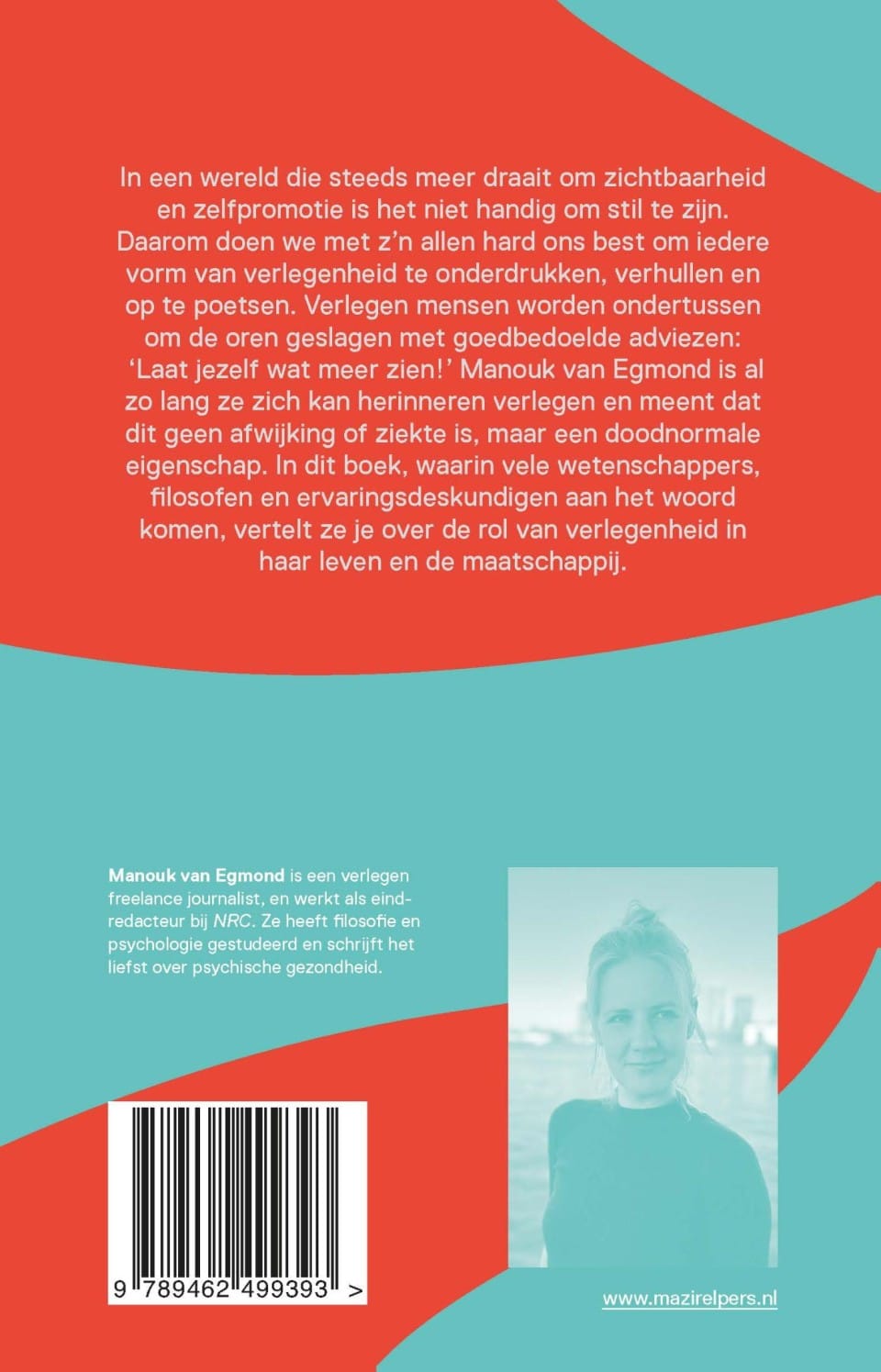 Zelfs vogels zijn verlegenbackcover