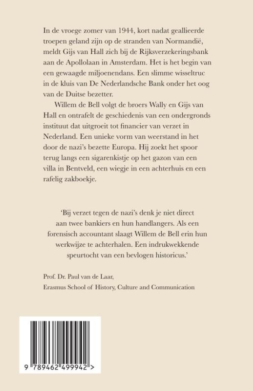 Het krijtstrepen verzet en de broers Van Hall, 1943-1945backcover