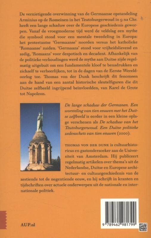 De lange schaduw der Germanenbackcover