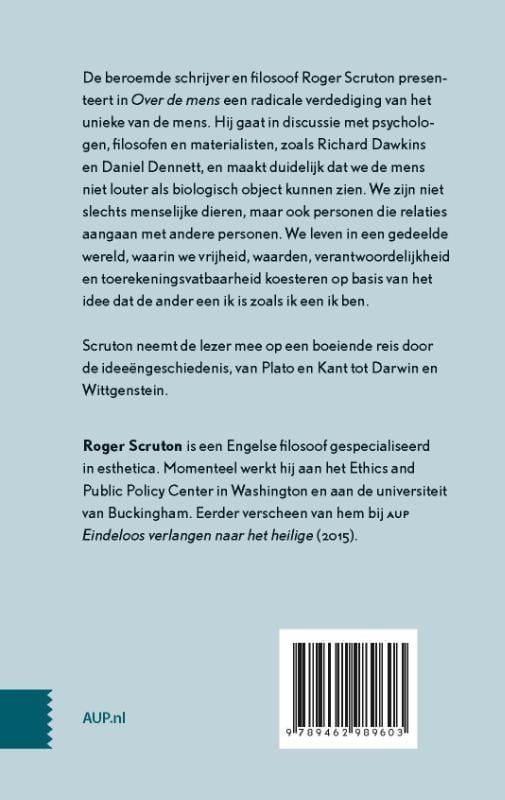 Over de mensbackcover