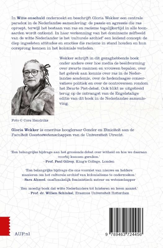 Witte onschuldbackcover