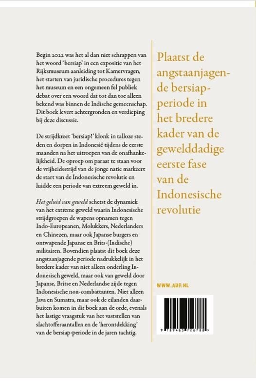 Het geluid van geweldbackcover