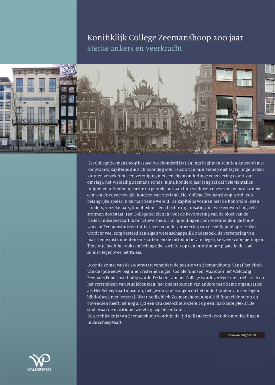 Koninklijk College Zeemanshoop 200 jaarbackcover