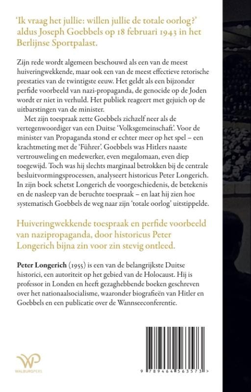 De Sportpalastrede 1943backcover