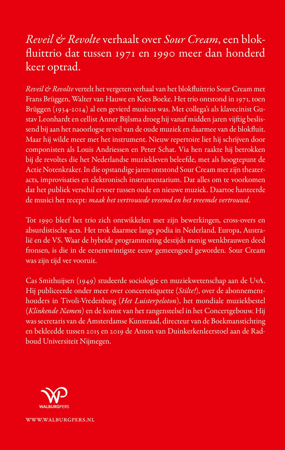 Reveil en Revoltebackcover