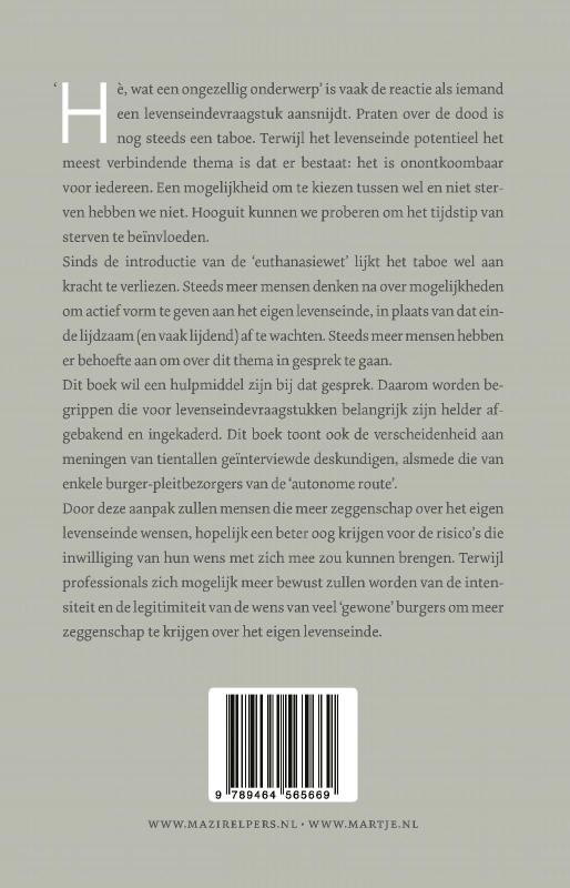 De autonome routebackcover