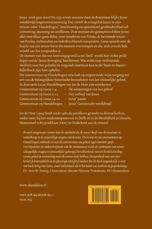 Commentaar op Handelingenbackcover