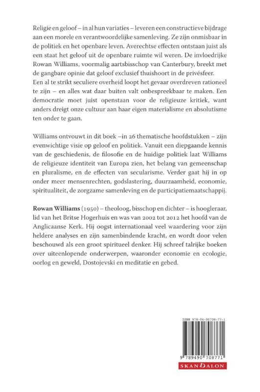Geloof in de publieke ruimtebackcover