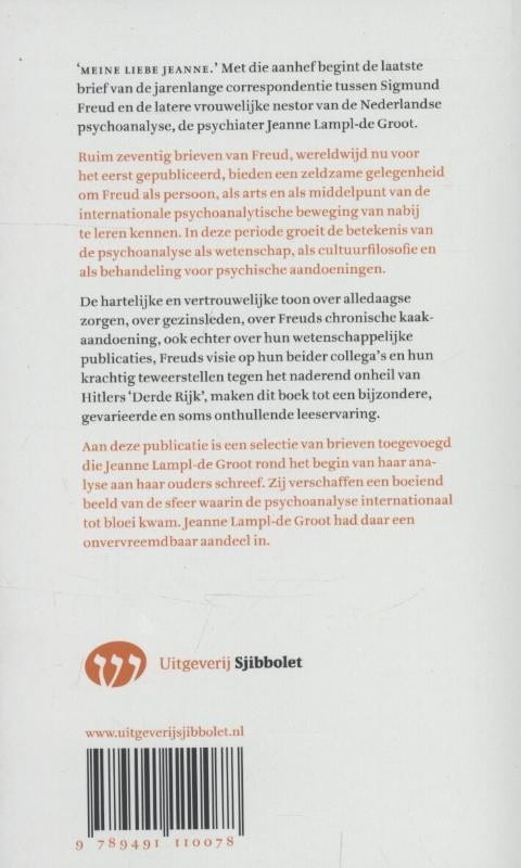 Brieven aan Jeanne Lampl-de Grootbackcover
