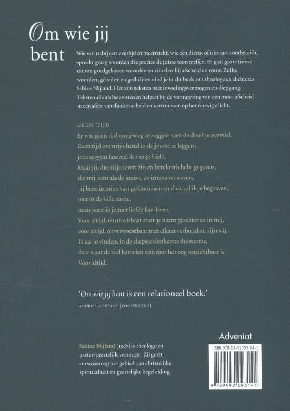 Om wie jij bentbackcover