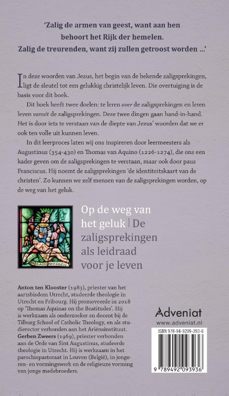 Op de weg van het gelukbackcover