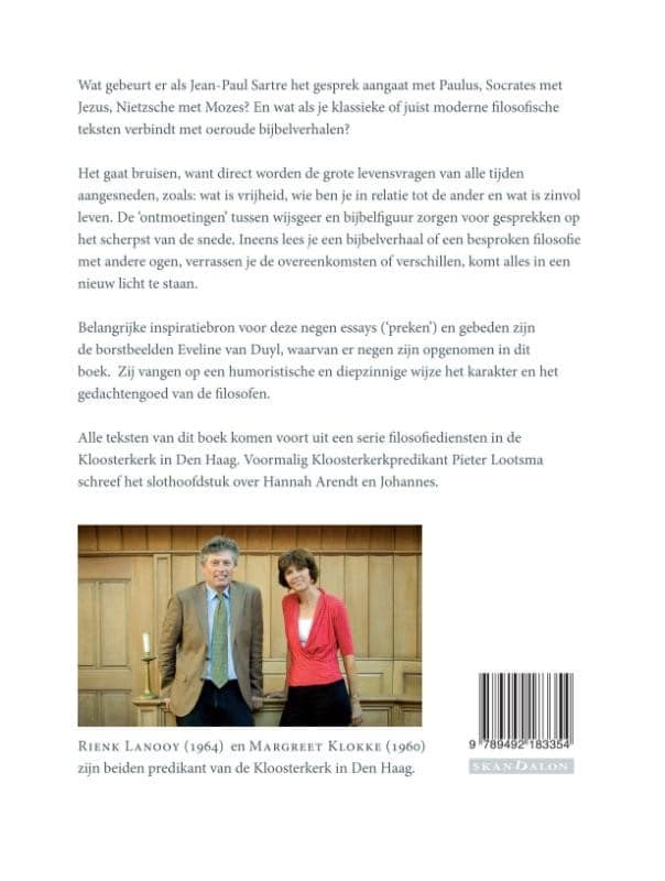 Filosofen op de kanselbackcover