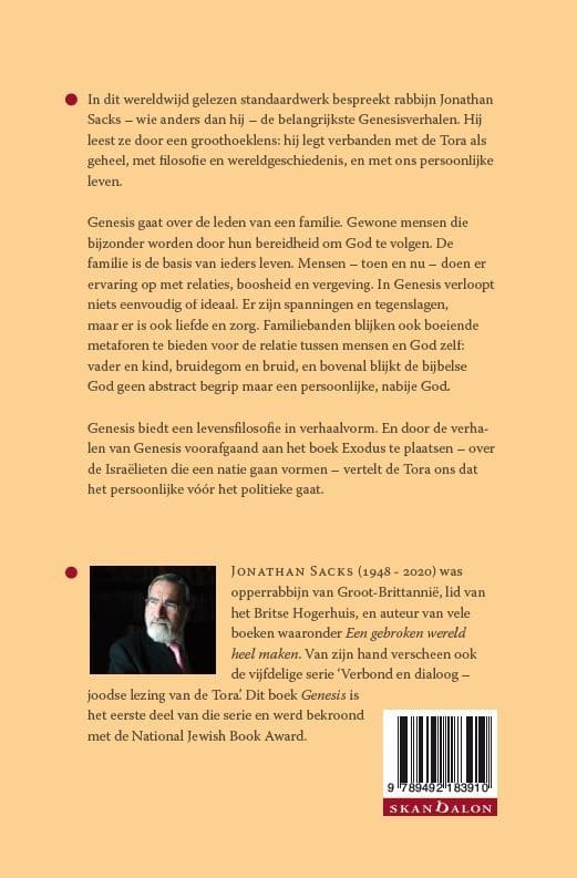 Genesis, boek van het beginbackcover