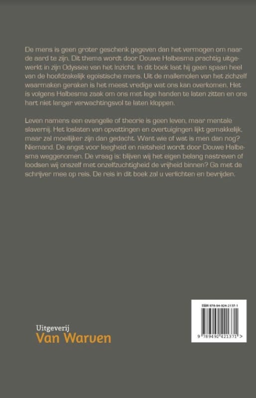 De Odyssee van het inzichtbackcover