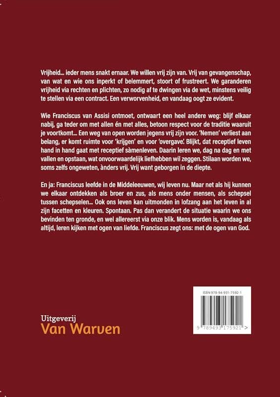 Vrijheid in gevangenschapbackcover