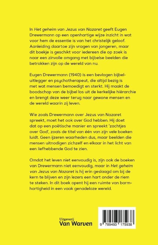 Het geheim van Jezus van Nazaretbackcover