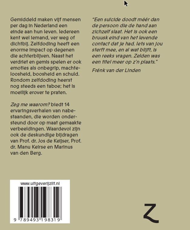 Zeg me waarombackcover